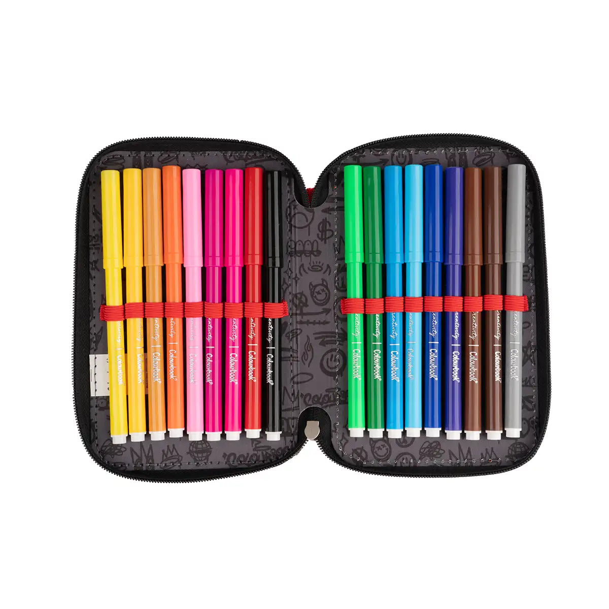 Astuccio 3 zip Urban Wave