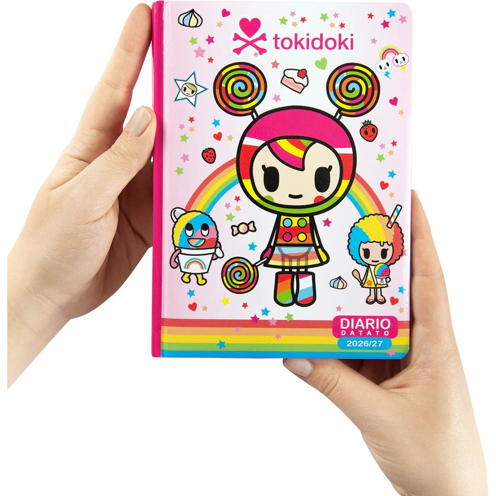 Diario 12 Mesi 2026/27 - Tokidoki - Giornaliero Fucsia