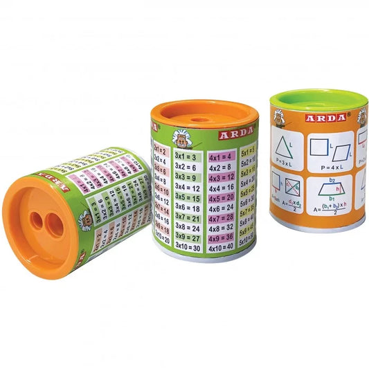 Temperamatite 2 Fori Con Serbatoio Matematics - Arda