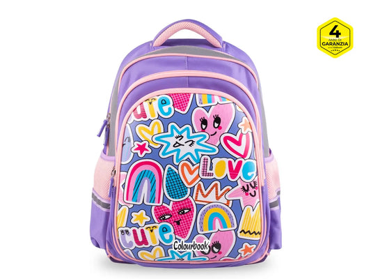 Zaino scuola Abstract Cute Colourbook