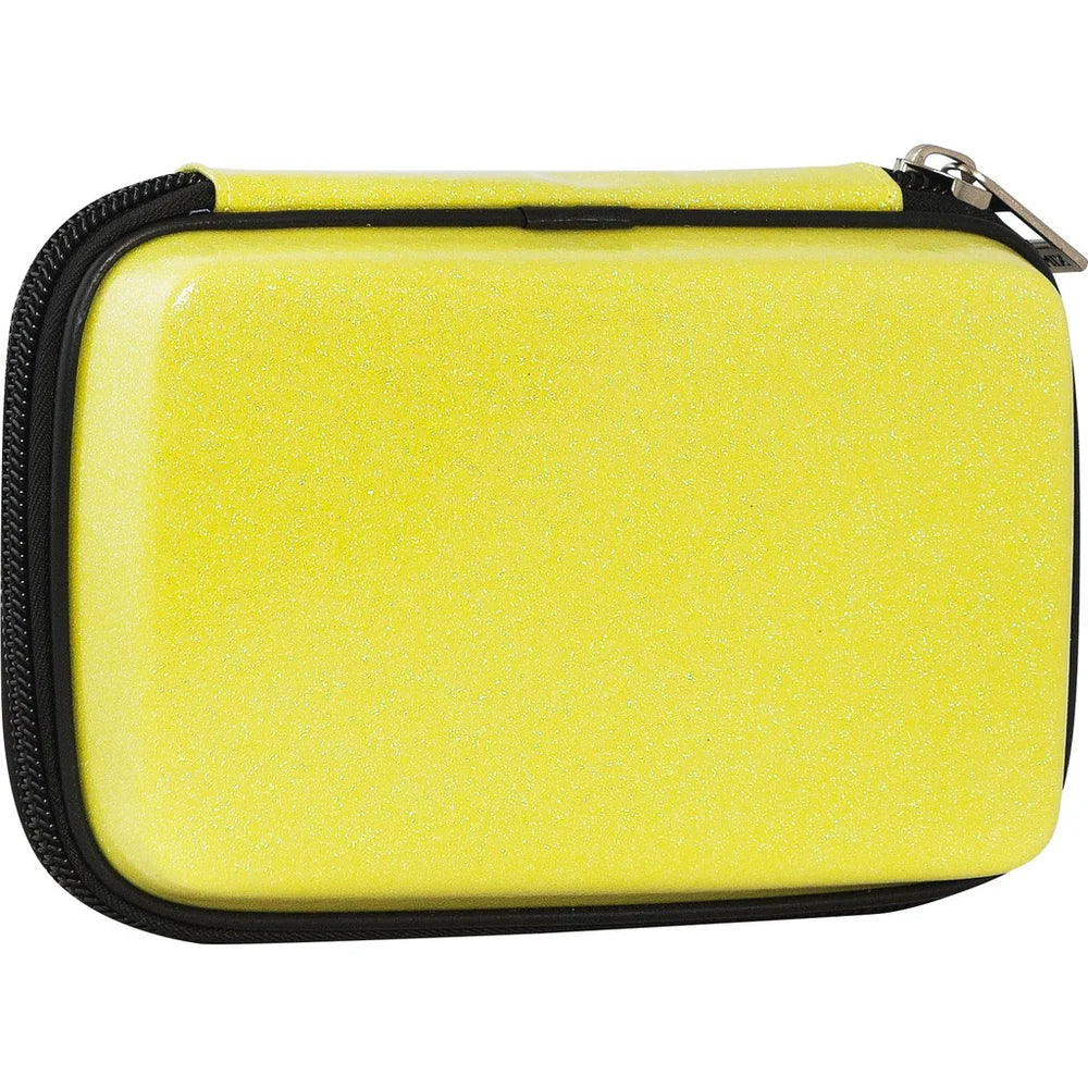 Astuccio Corredo Maxi Zip Glitter Giallo - Comix