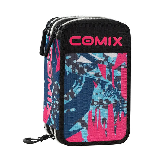 Astuccio 3 Zip Comix Wbs 2.0 Mix Pink
