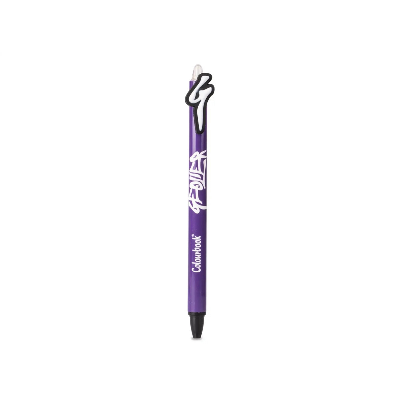 Penna a sfera Geolier con topper – Inchiostro blu