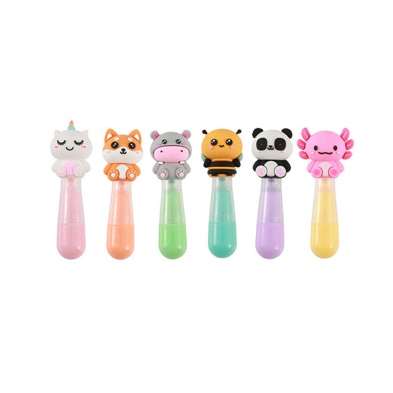 Evidenziatori Cute Animals Set 6 pz - Itotal
