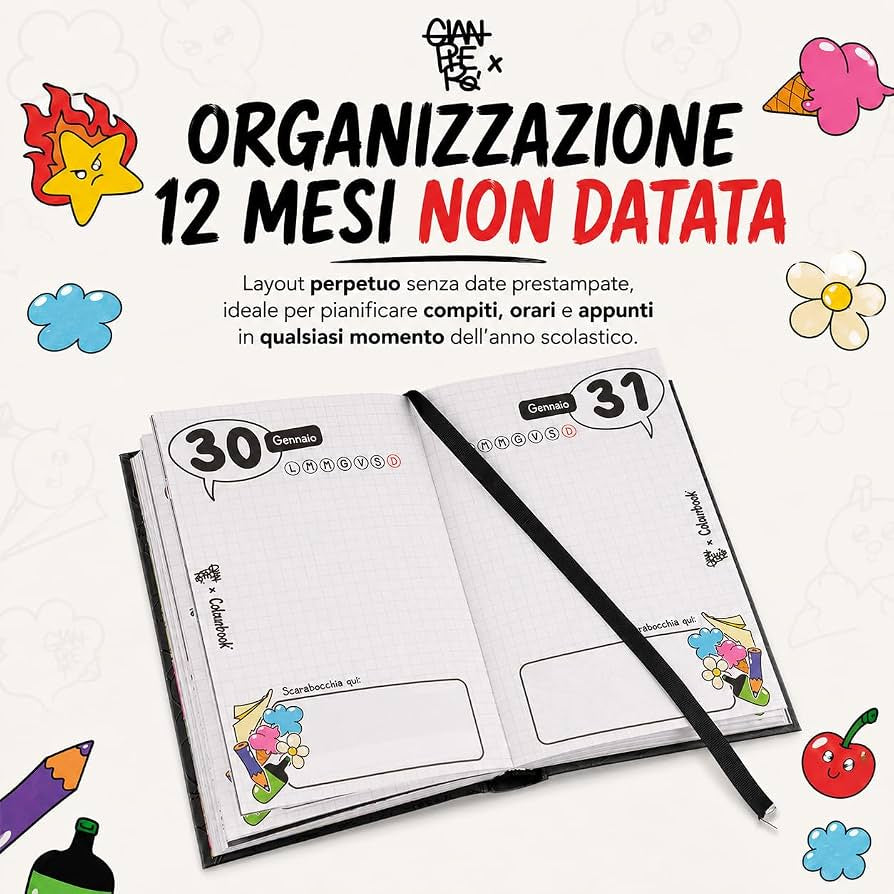 Diario Scuola 26/27 Gianpiero X Colourbook