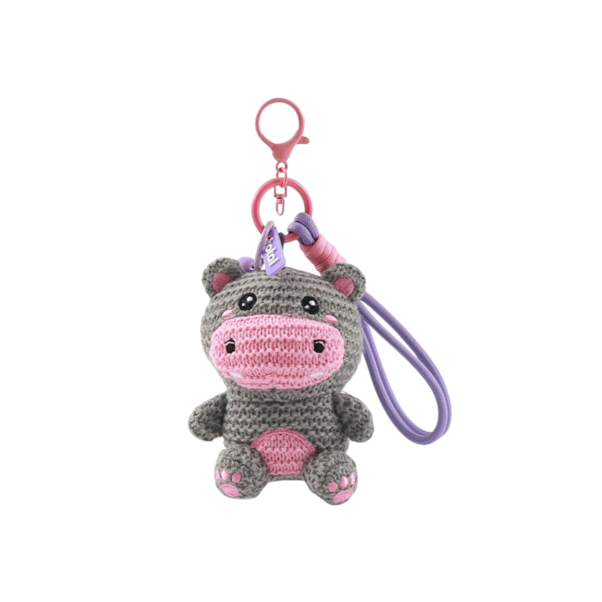 Portachiavi Crochet Hippo - Itotal