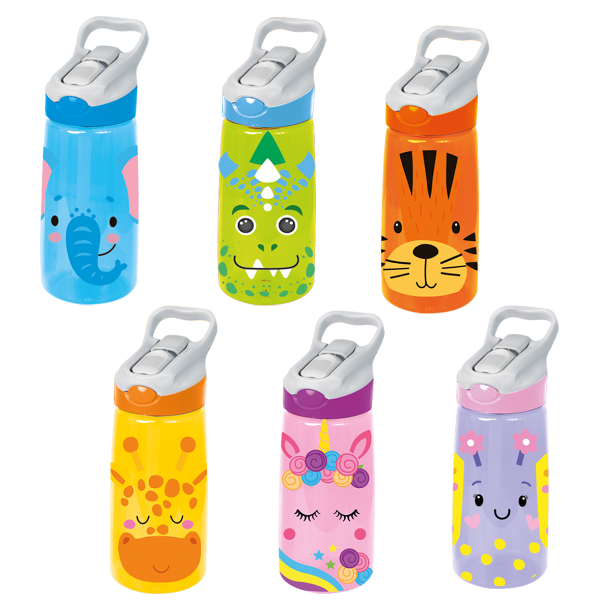 Borraccia in Tritan 480ml - Tinta Unita Kids