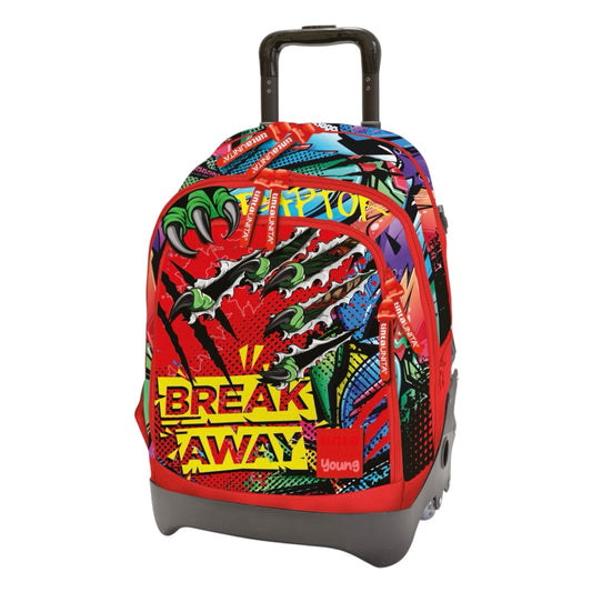 Zaino Trolley Crooss Raptor  - Tinta Unita Young
