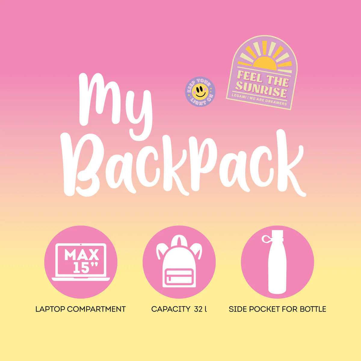 Zaino Sunrise Lover - My Backpack - Legami