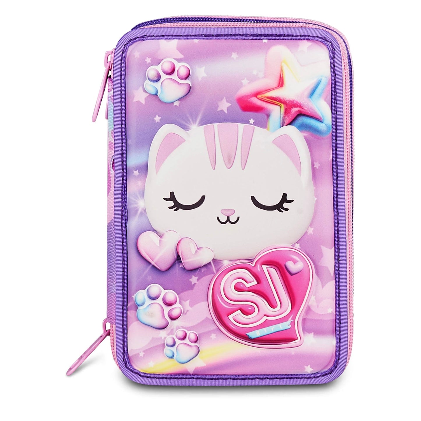 Astuccio 3 Zip 3D - Glowcat