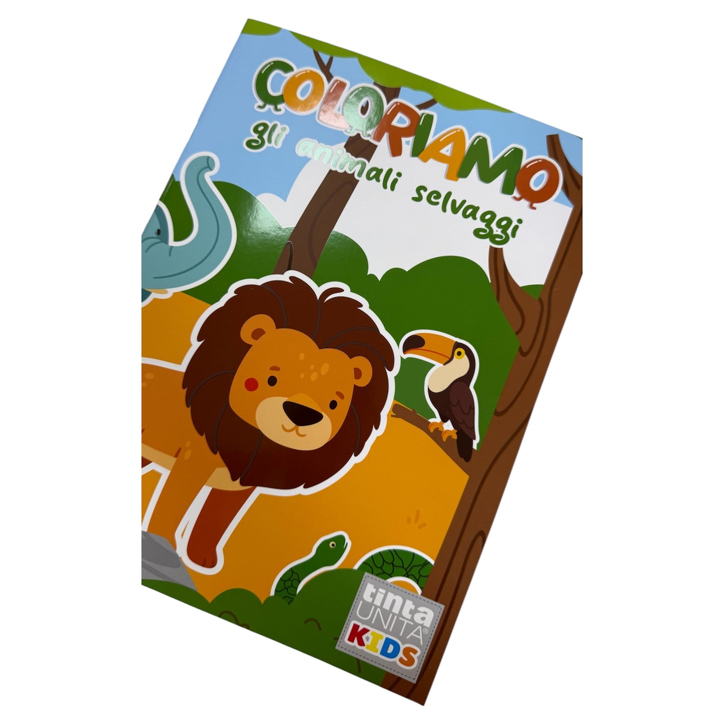 Album Da Colorare con Bolle di Sapone - Tinta Unita Kids
