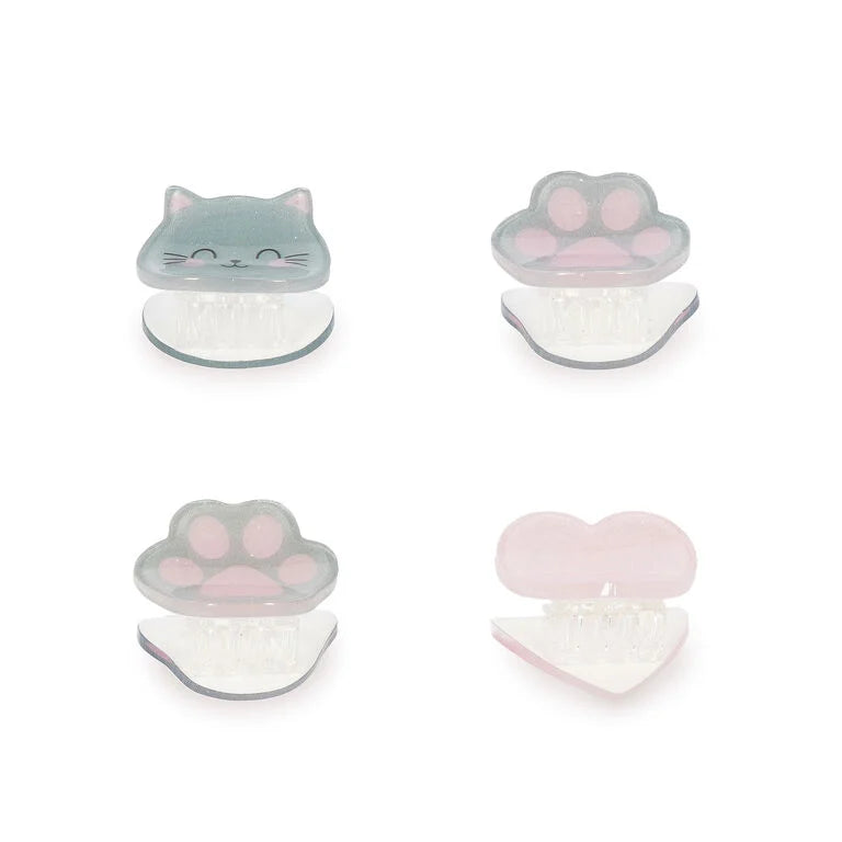 Set di 4 Mini Mollette per Capelli - Clip me up!