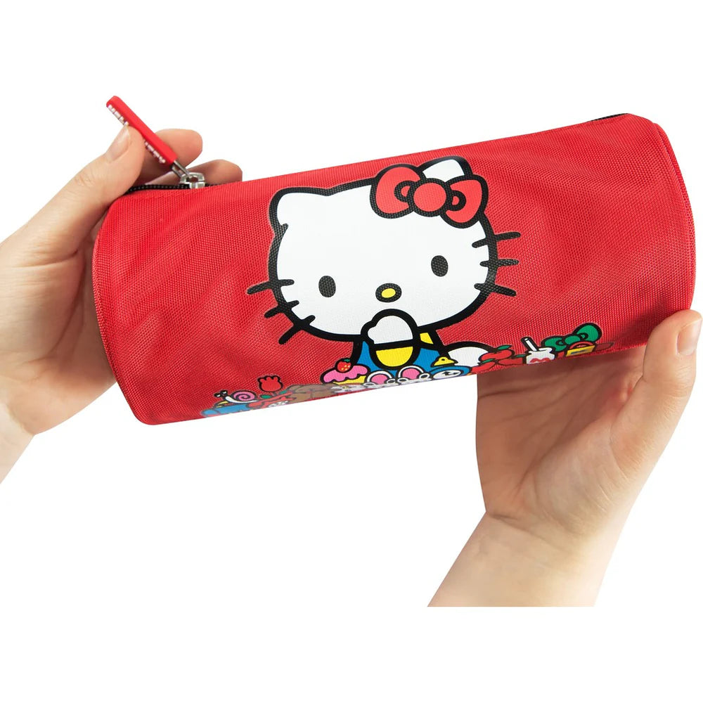 Astuccio tombolino Hello kitty Rosso