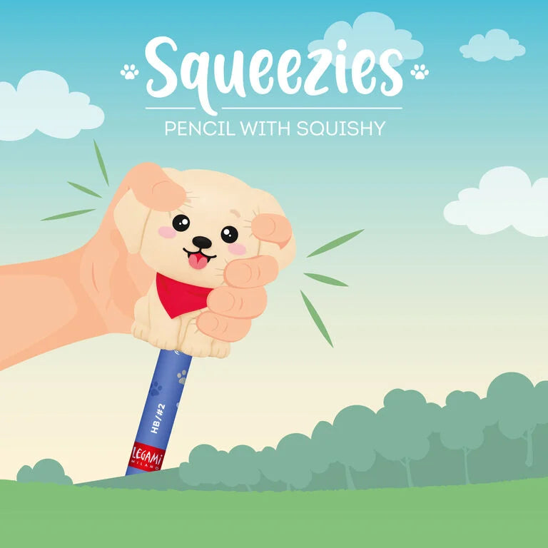 Matita con Antistress Squeezies - Golden