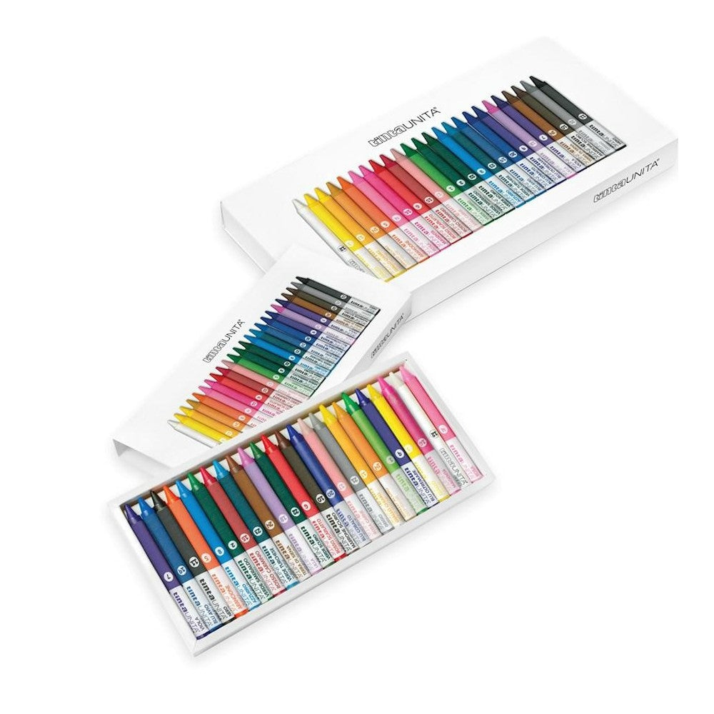 Pastelli a Cera Lavabili Tinta Unita