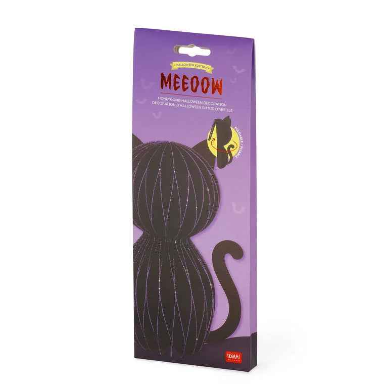 Decorazione di Halloween a Nido d'Ape - Meeoow