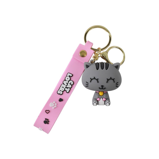 Portachiavi Charm - Gatto Grigio Itotal