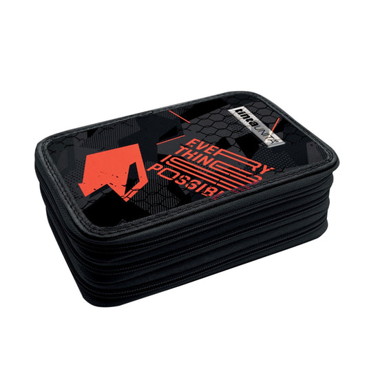 Astuccio 3 Zip Camouflage - Tinta Unita