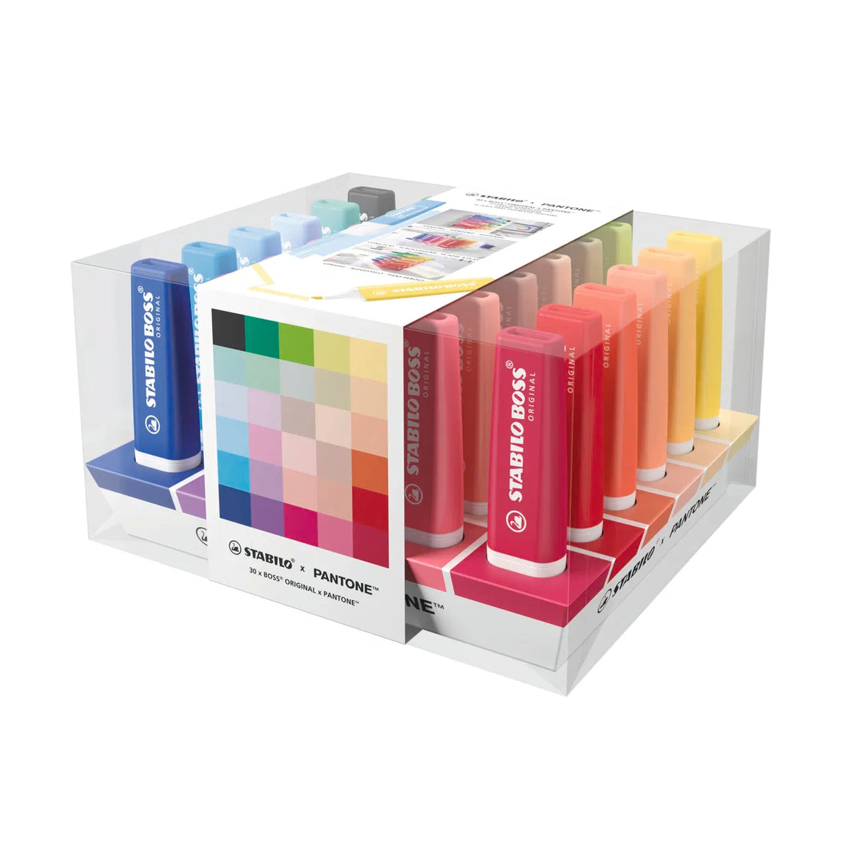 Set 30 Evidenziatori Stabilo Boss X Pantone