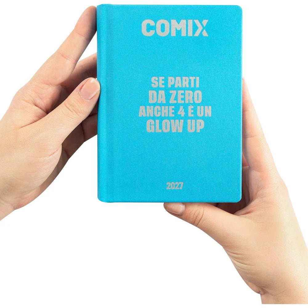 Diario 16 Mesi 2026/27 - COMIX - Giornaliero Azzurro