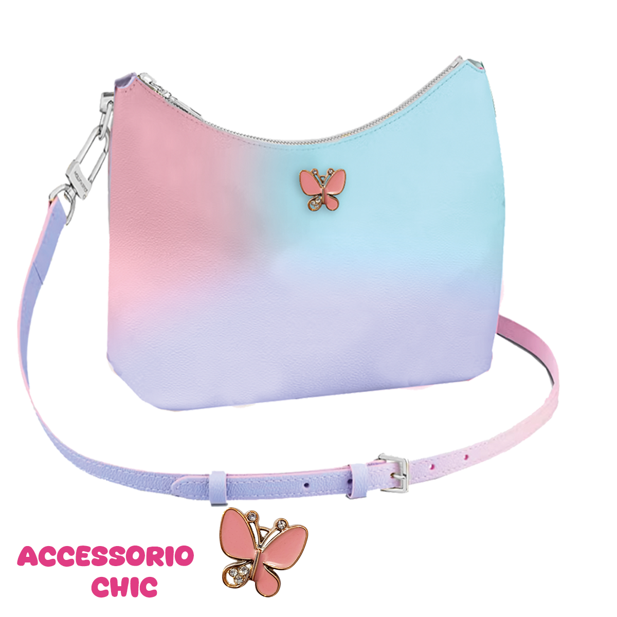 Borsa Moon Bag Gradient - Tinta Unita Be Happy
