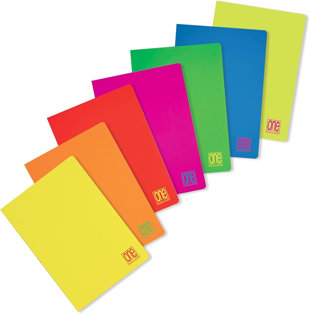 10 Maxi quaderni Fluo 100 gr - One Color