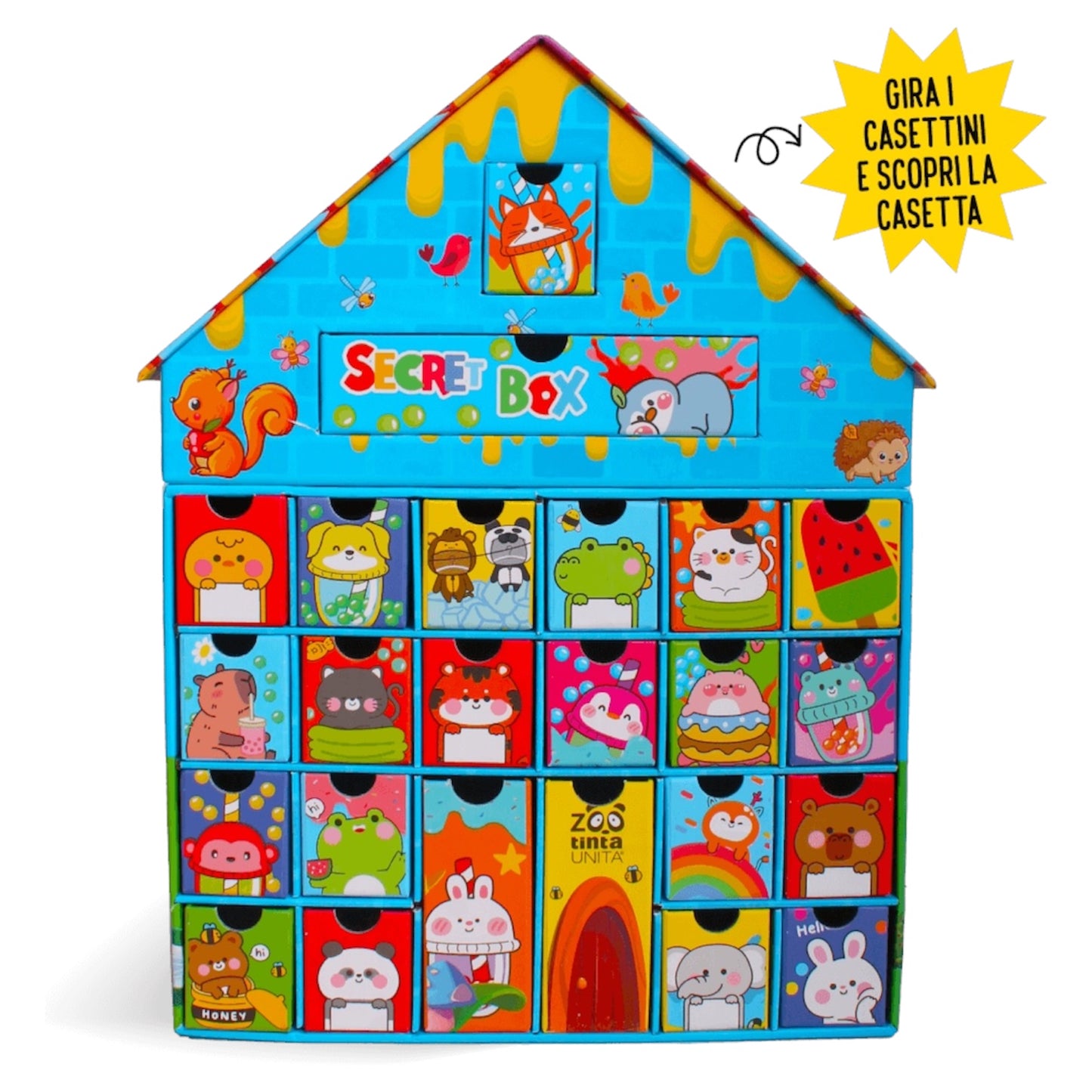 Calendario Dell’Avvento Tinta Unita Zoo