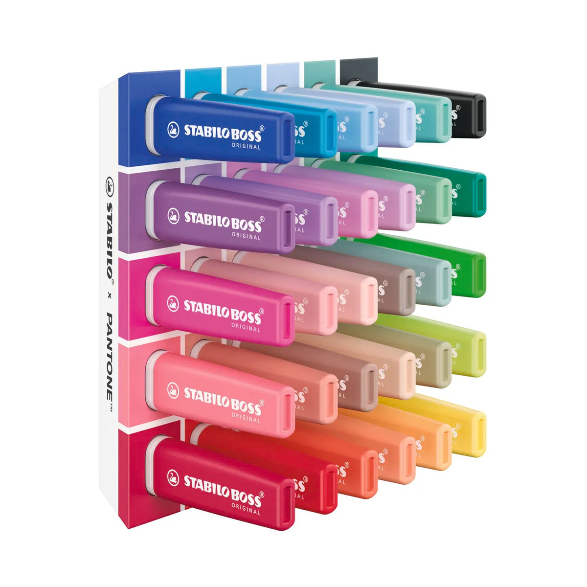 Set 30 Evidenziatori Stabilo Boss X Pantone