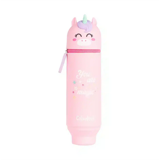 Astuccio portapenne in silicone Unicorn