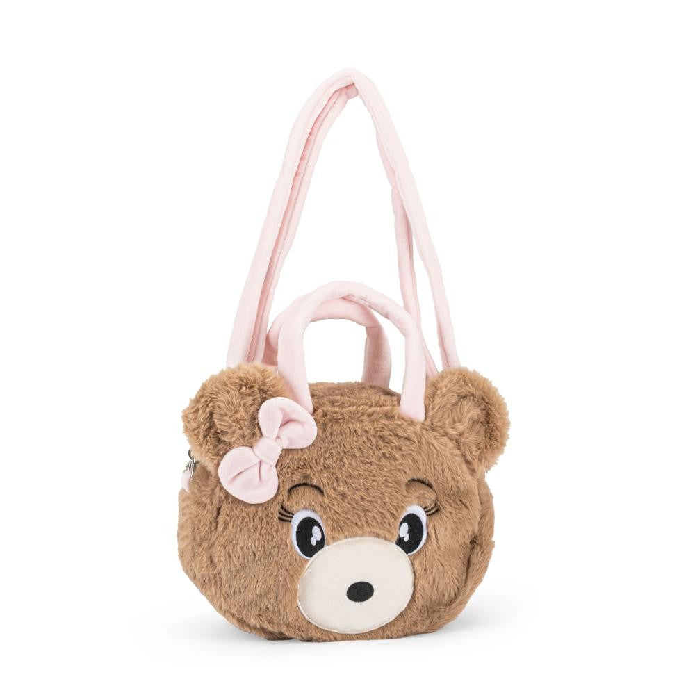 Borsa Plush Sagomata con Tracolla Orso Mofu Mofu