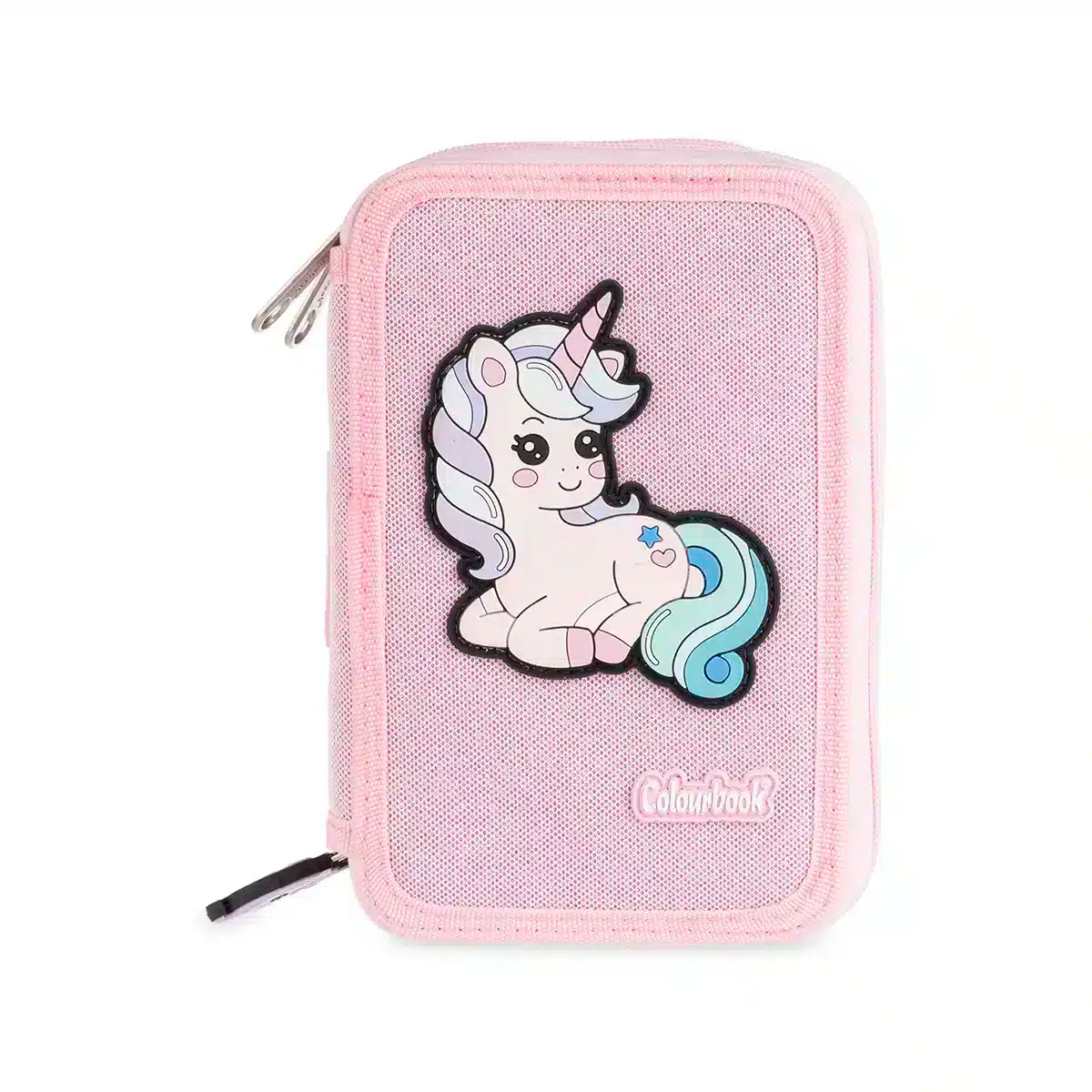 Astuccio 3 zip Unicorn