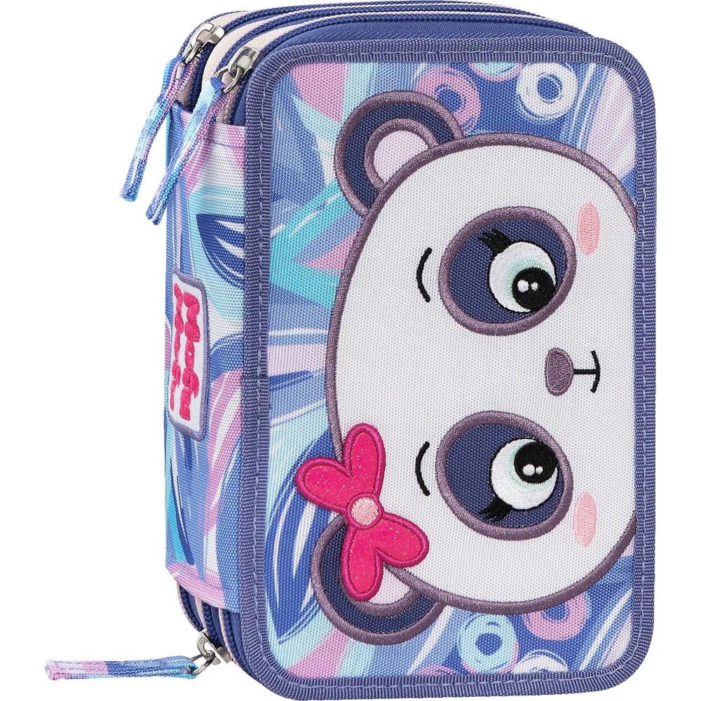 Astuccio 3 zip Mofu Mofu Panda