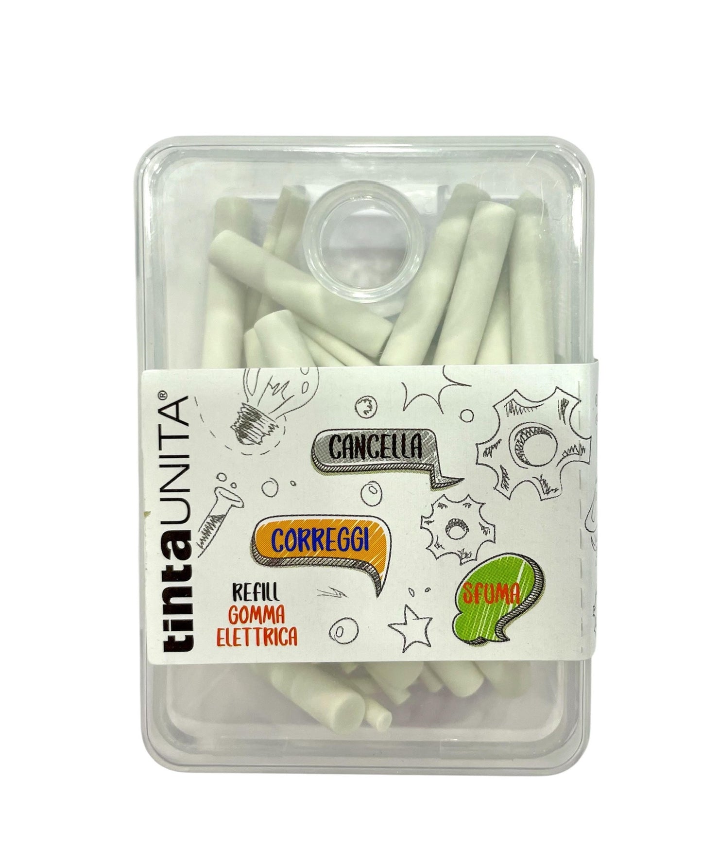 Refil Gomma Elettrica Tinta Unita