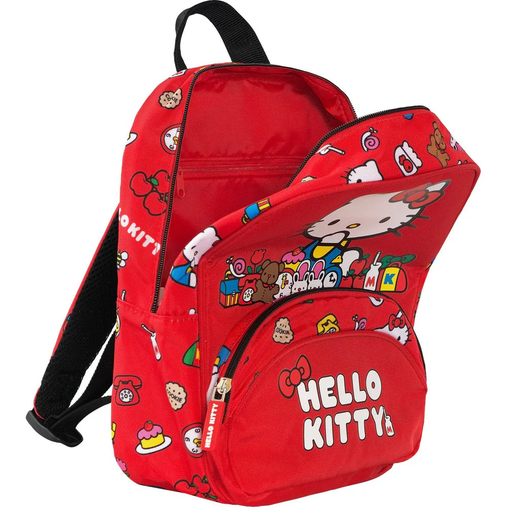 Zaino asilo Hello kitty Rosso