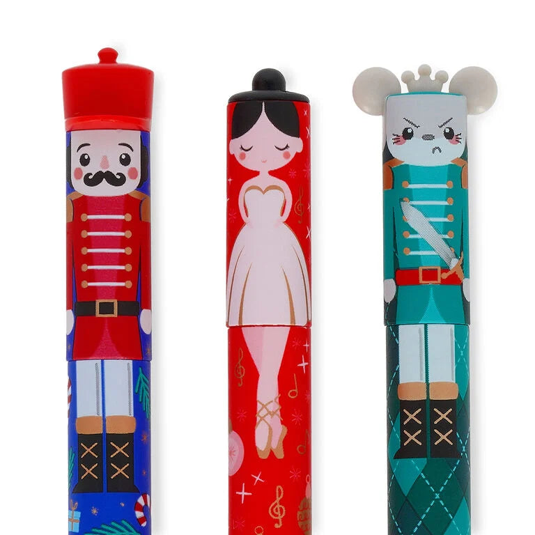 Set di 3 Penne Gel Cancellabili - The Nutcracker - Erasable Pen