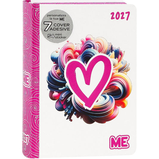 Diario 16 Mesi 2026/27 - ME - Giornaliero Rosa