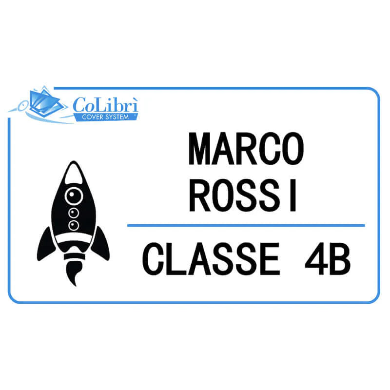 Set 20 Etichette Adesive Personalizzate con Nome - CoLibrì