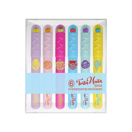 Set Evidenziatori Heart Profumati - Tinta Unita Juice