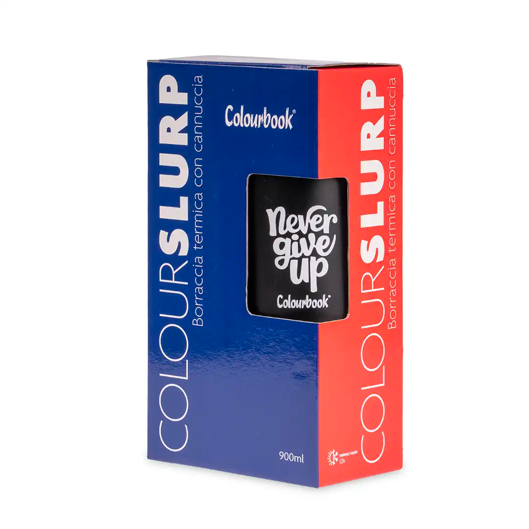 Borraccia termica con manico 900ml Colour Slurp
