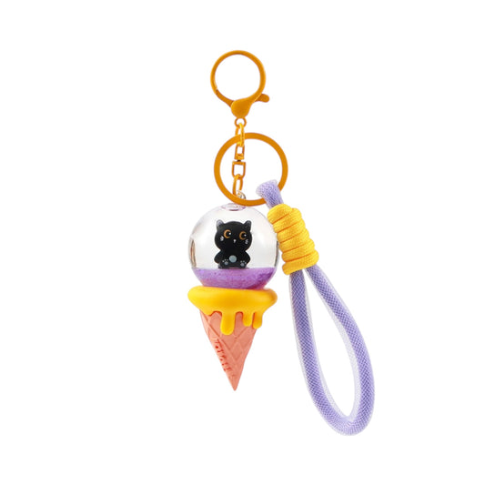 Portachiavi Ice Cream Gatto Nero - Itotal