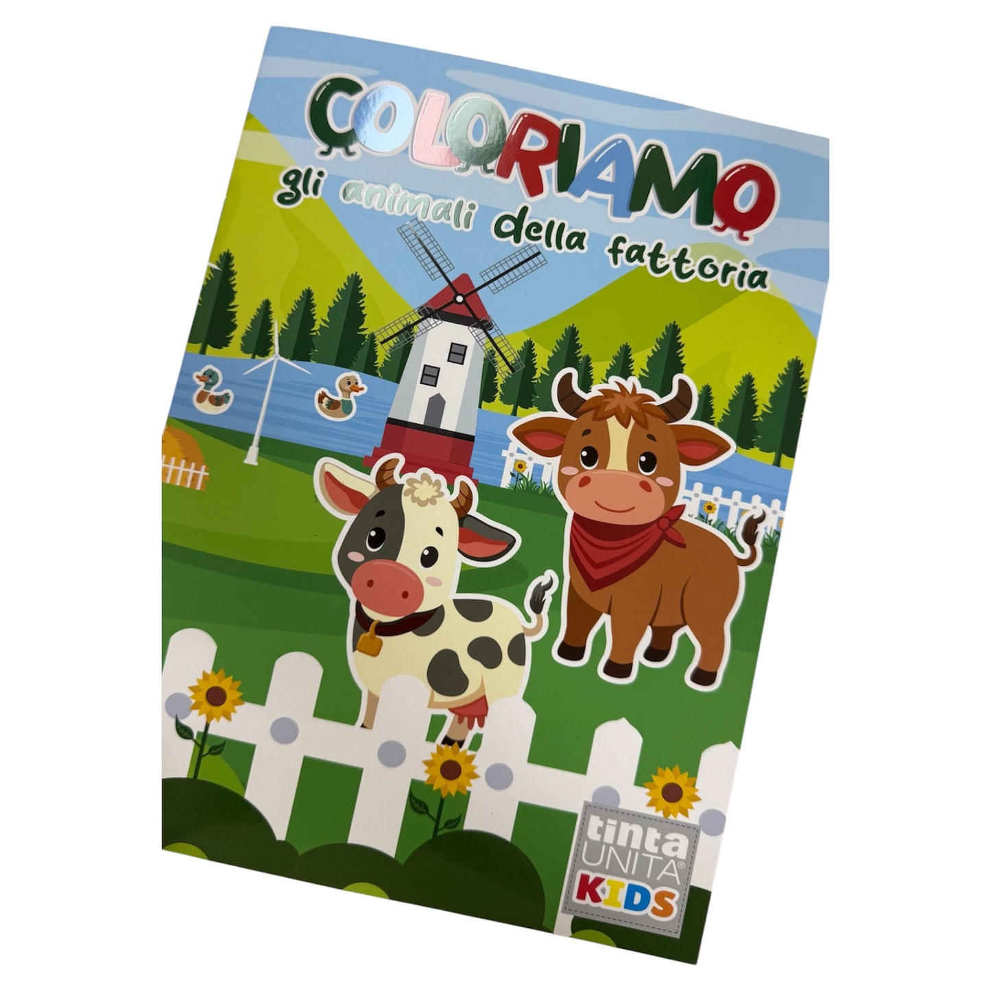 Album Da Colorare con Bolle di Sapone - Tinta Unita Kids