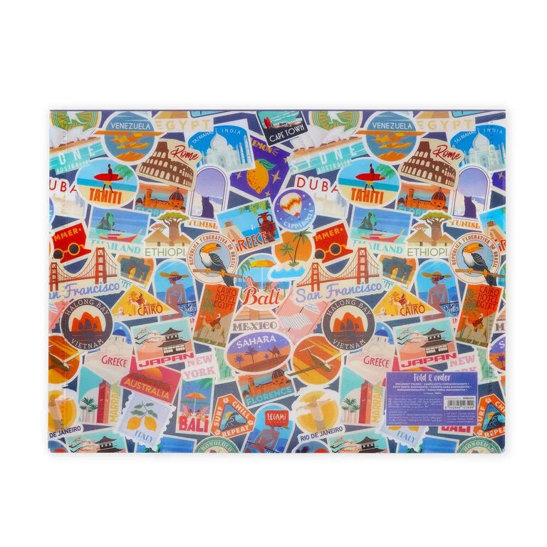 Cartelletta Portadocumenti - Fold & Order - Travel Stickers