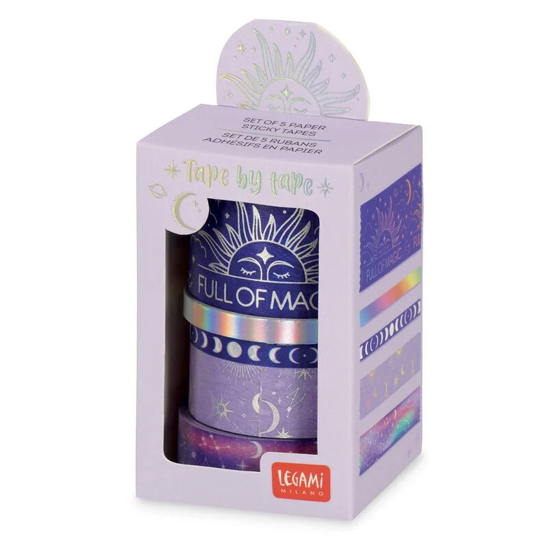 Set di 5 Nastri Adesivi di Carta - Tape by Tape Magic LEGAMI