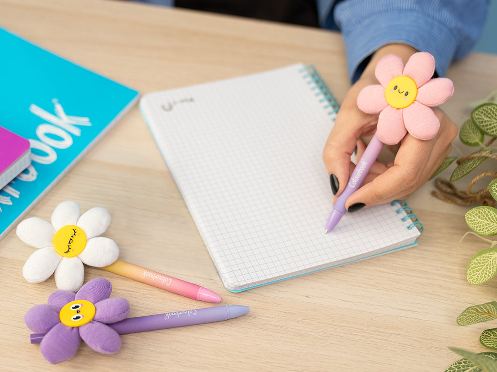 Penna a Scatto Happy Daisy - Colourbook