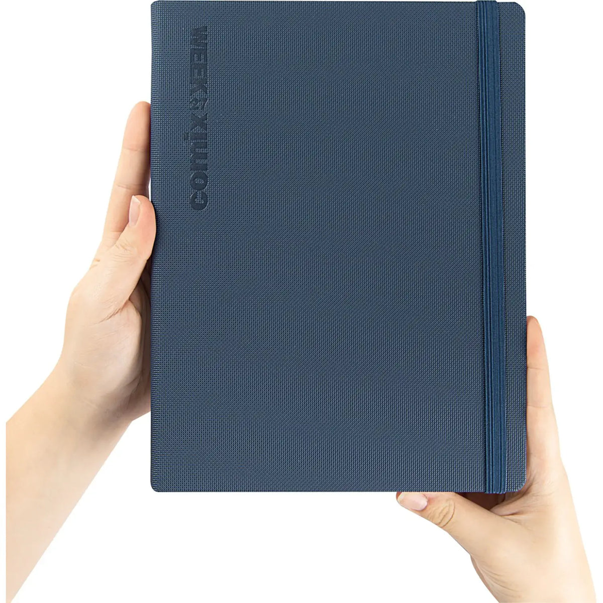 Agenda Comix da Tavolo 2027 Settimanale Verticale Blu Texture