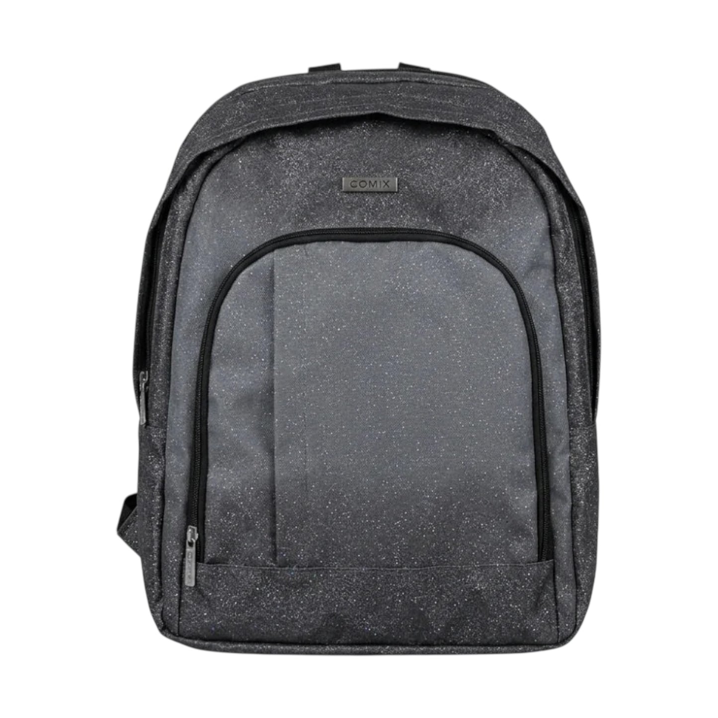 Zaino Organizzato Sfumato Glitter Nero - Comix