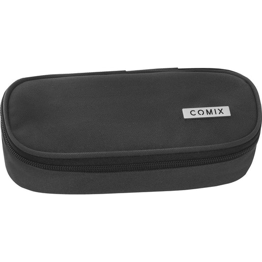 Astuccio Ovale COMIX Monocolore Nero