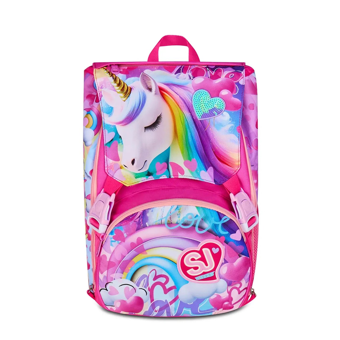 ZAINO SJ ESTENSIBILE BIG - FLYUNICORN GIRL