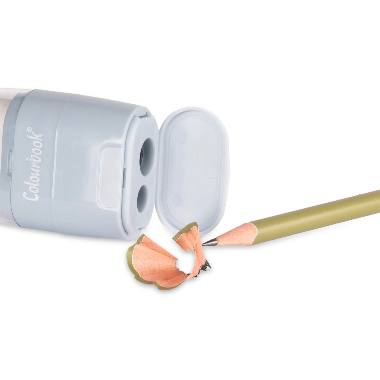 Temperamatite 2 fori con gomma e serbatoio