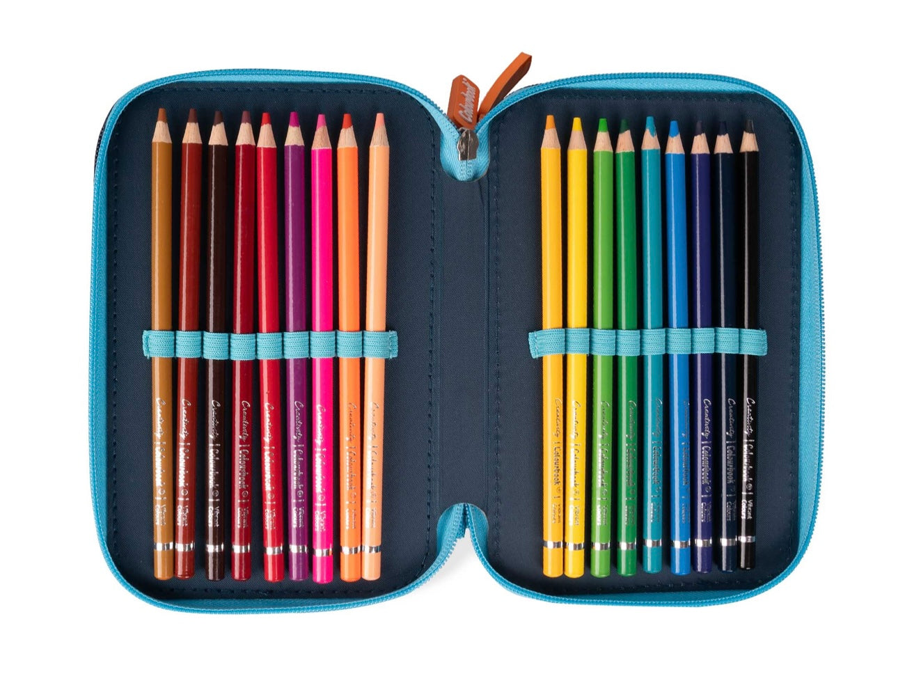 Astuccio 3 zip Abstract Colourbook